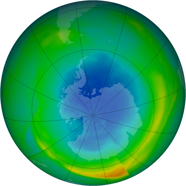 Ozone Map 1980-09-29